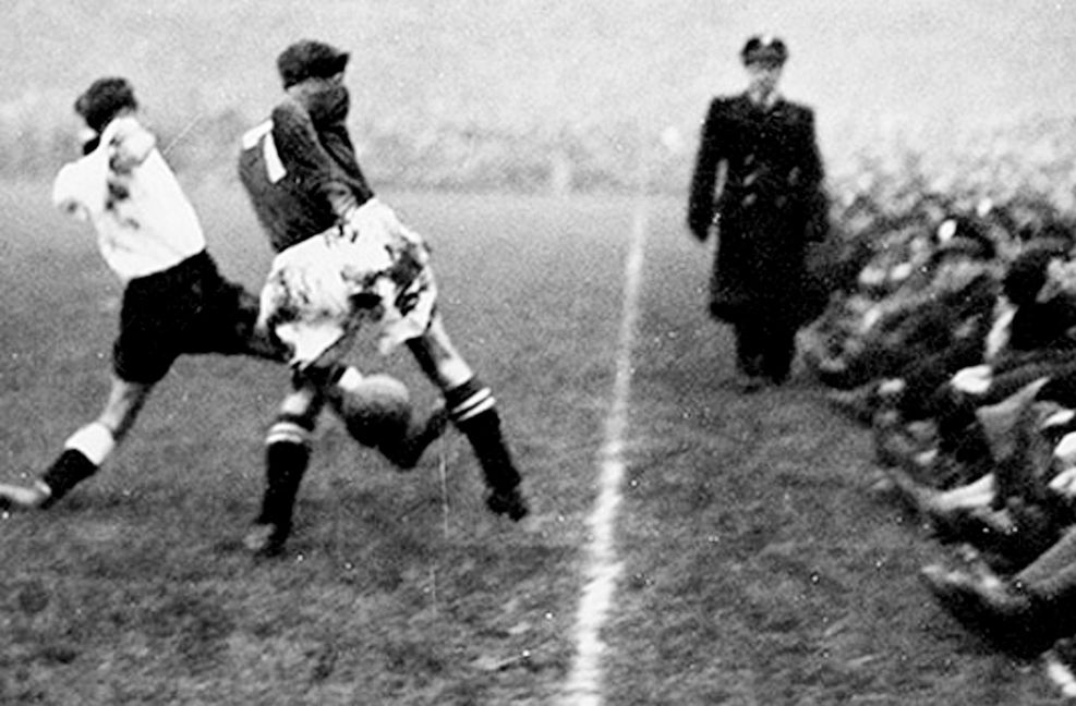 Mehr als 100 000 Zuschauer drängten sich am 22. November 1950 ins Neckarstadion, um das Spiel gegen die Schweiz zu sehen.