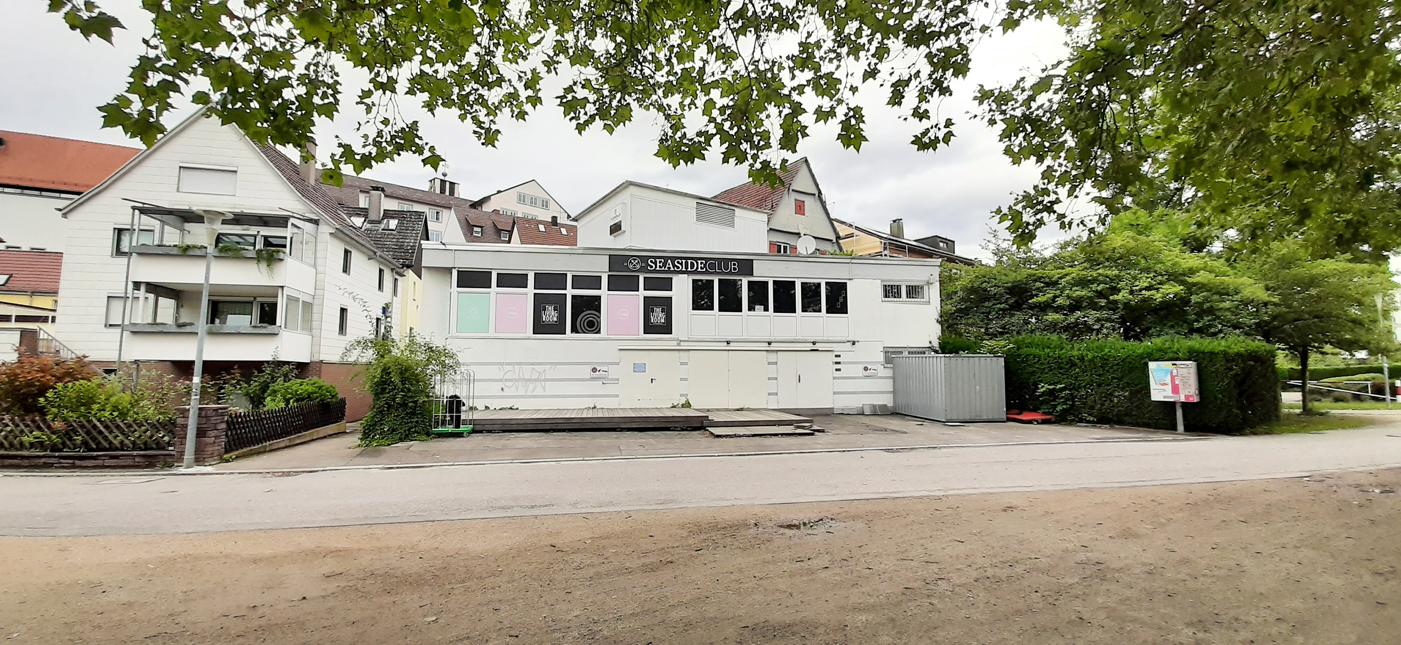 In dem Gebäude, in dem einst das Seestudio und zuletzt der Seaside Club ansässig waren, ist es still geworden. Bild: Elbers