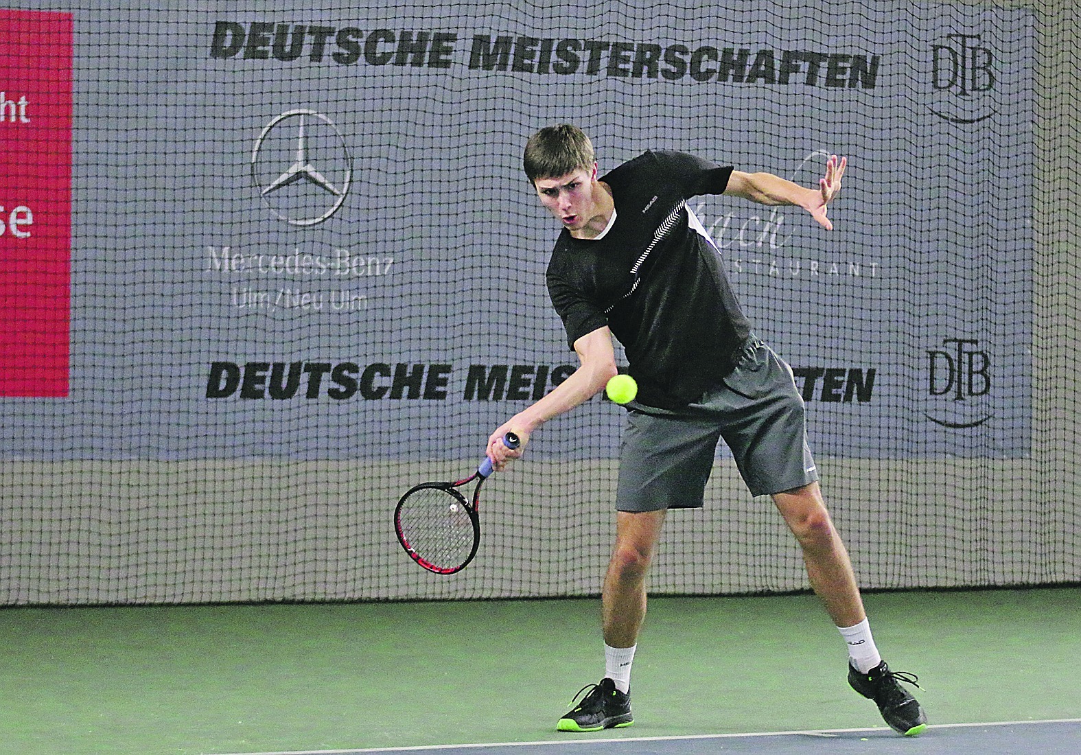 Der Böblinger Nic Wiedenhorn startet als Nummer eins der Setzliste in die Hallen-Bezirksmeisterschaft.  Bild: z