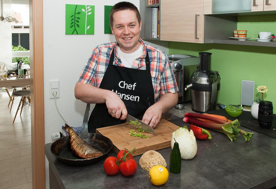 Der 35-jährige Hobbykoch und Koch-Weblog-Betreiber Alexander Hansen. Bild: Schmidt