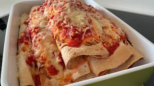 Grundsätzlich sind Enchiladas überbacken, was sie von einem Burrito unterscheidet. Bild: Kalus