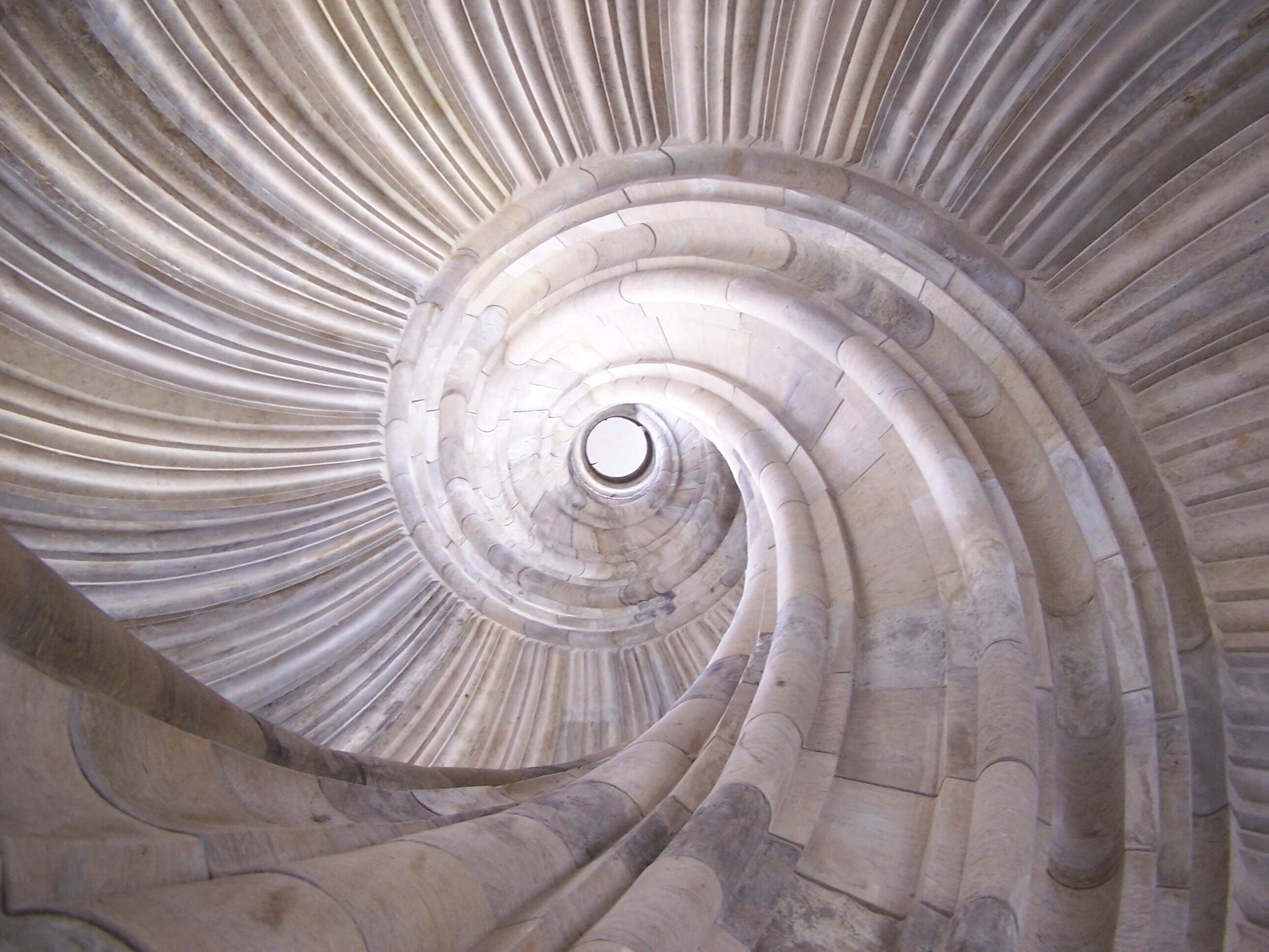 Der Wendelstein in Schloss Hartenfels. Bild: z