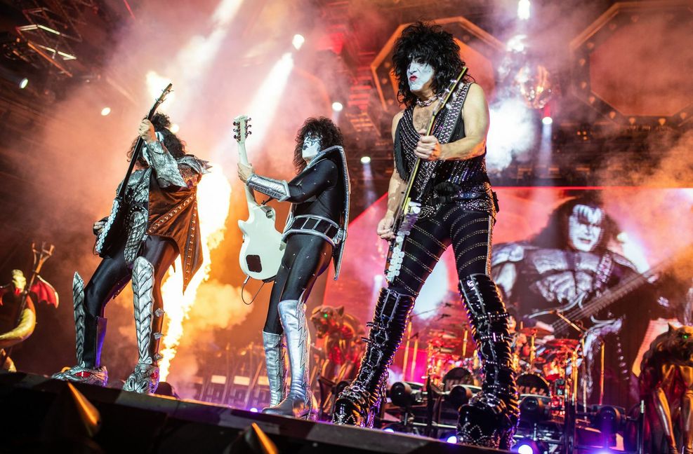 Optisch opulent: Kiss in der Stuttgarter Schleyerhalle
