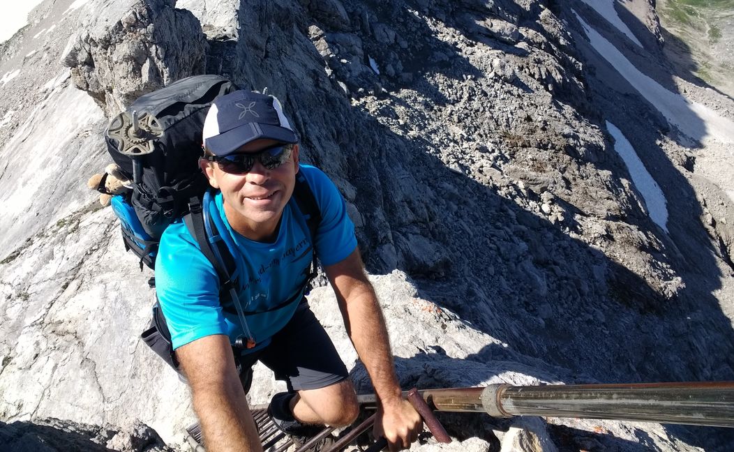 Markus Frommelt auf dem Heilbronner Weg.      Bild: z