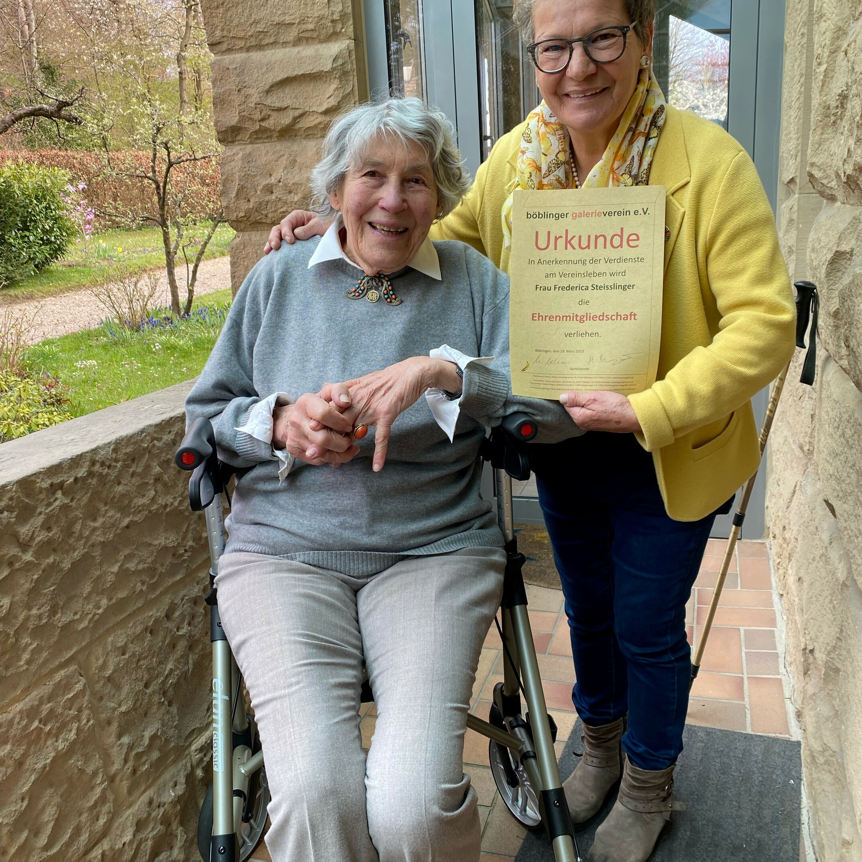 Frederica Steisslinger (links) und Heidrun Behm. Bild: z
