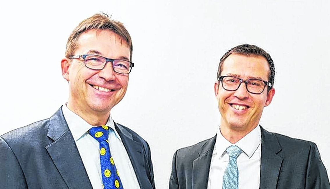 Werner Kimmerle (links) und Witgar Jauch. Bild: z