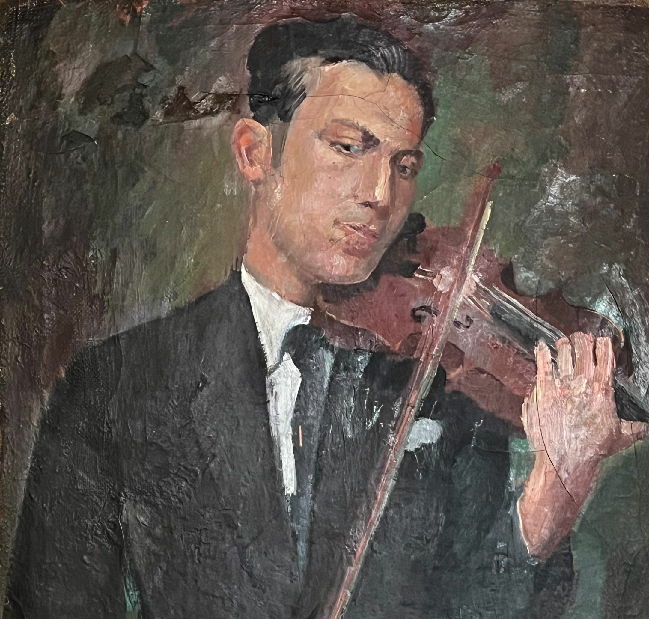 Hans Steißlinger gemalt von seinem Vater Fritz Steißlinger, um 1940. Das Bild befindet sich in Privatbesitz.  Reproduktion: Stadtmuseum Sindelfingen