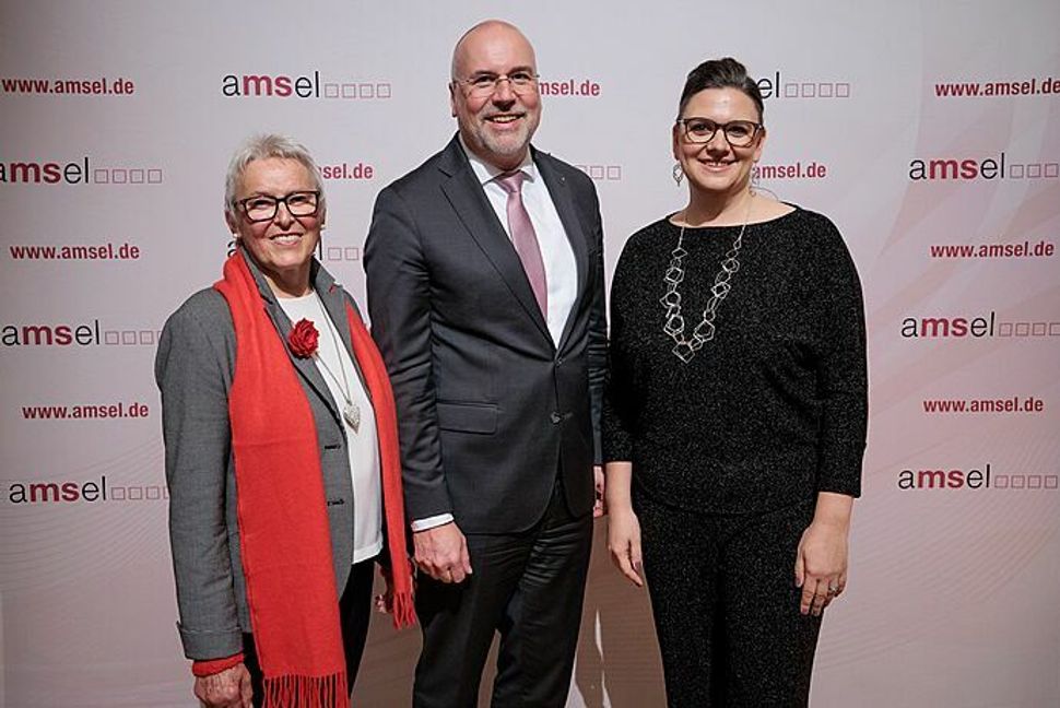 Die Waldenbucherin Monika Gross, Johannes Bauernfeid und Annett Munninger (von links). Bild: Amsel/Jan Potente