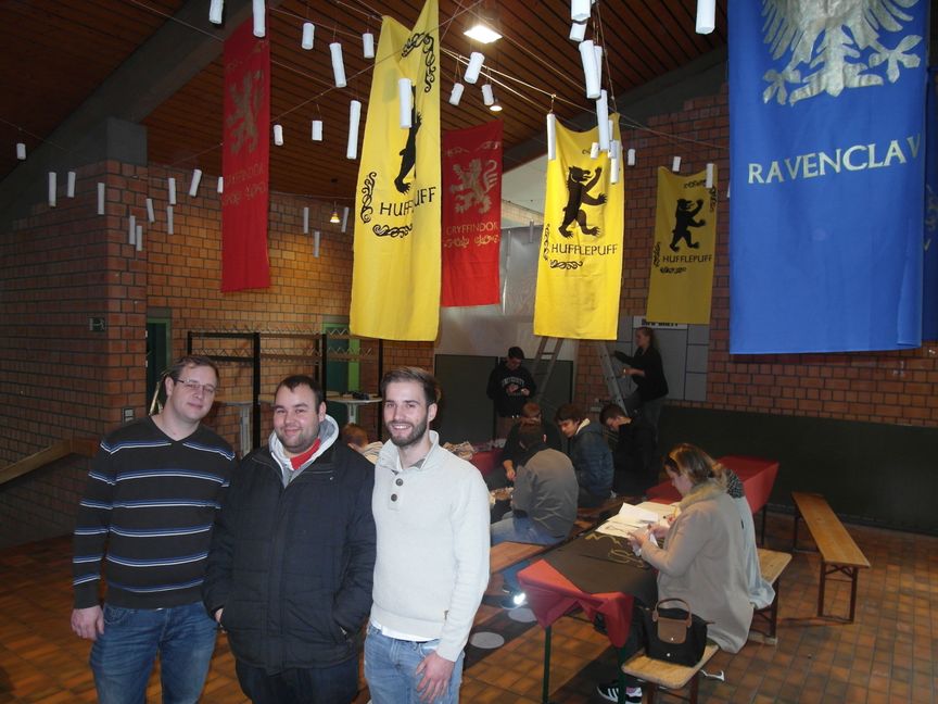 Thomas Wirtz, Stefan Wirtz und Steffen Schmid (von links) gehören zum Organisationsteam bei den "Offenen Tagen des Club Forum".  Bild: Staber
