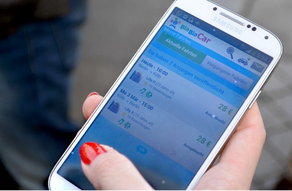 Kontrollen, ob sich bei den Verabredungen zu Fahrgemeinschaften an die Coronaregeln gehalten wird, gibt es keine. (Symbolbild) Foto: dpa/BLaBlaCar