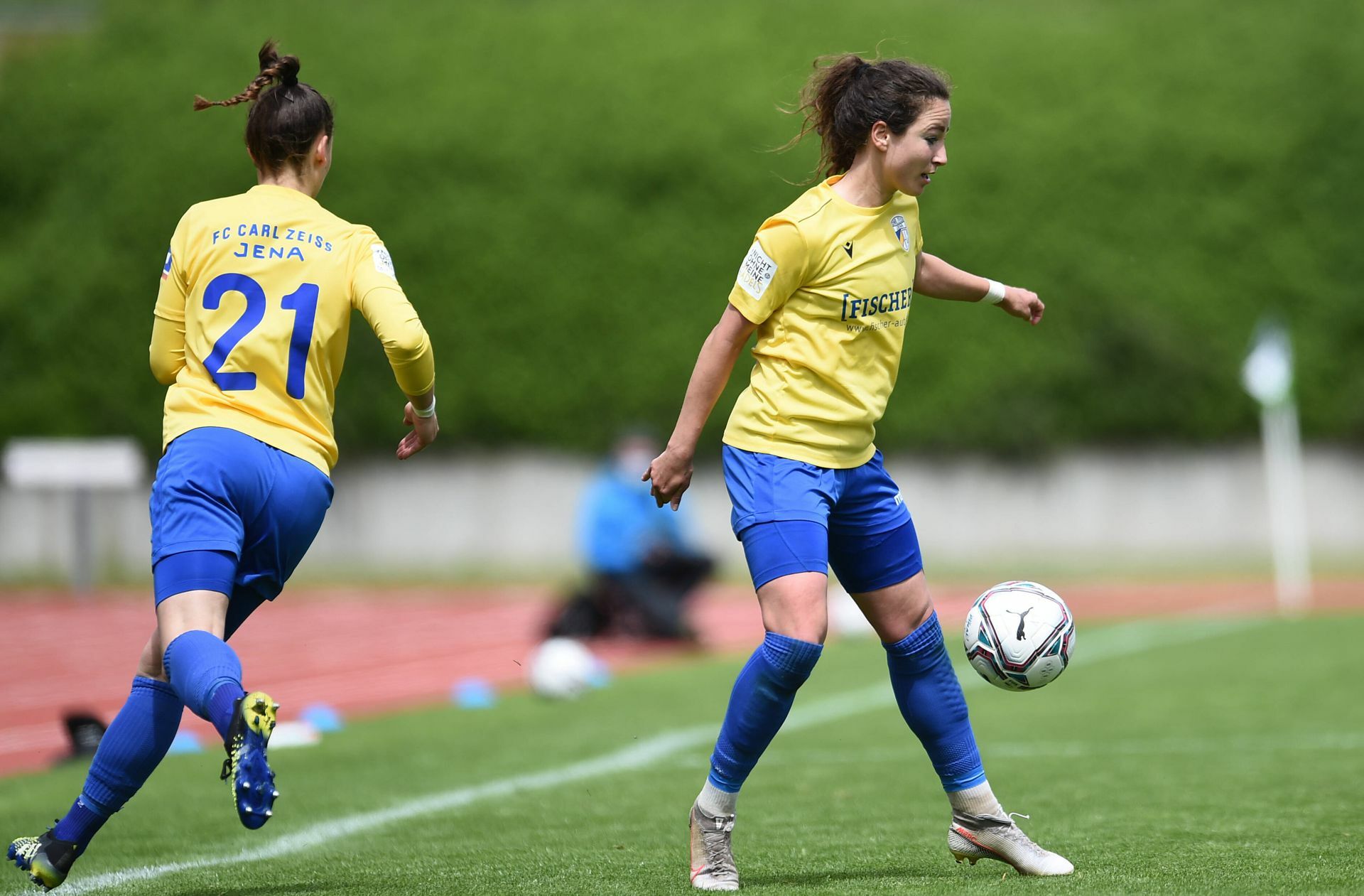 In der 2. Frauen-Bundesliga Nord schaffte Carl Zeiss Jena den Aufstieg  in die Bundesliga.
 Foto: imago/Fotografie73