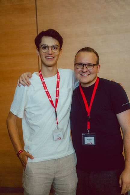 Felix Fuschs (links) und sein Sindelfinger Vorgänger Martin Wenger. Bild: z
