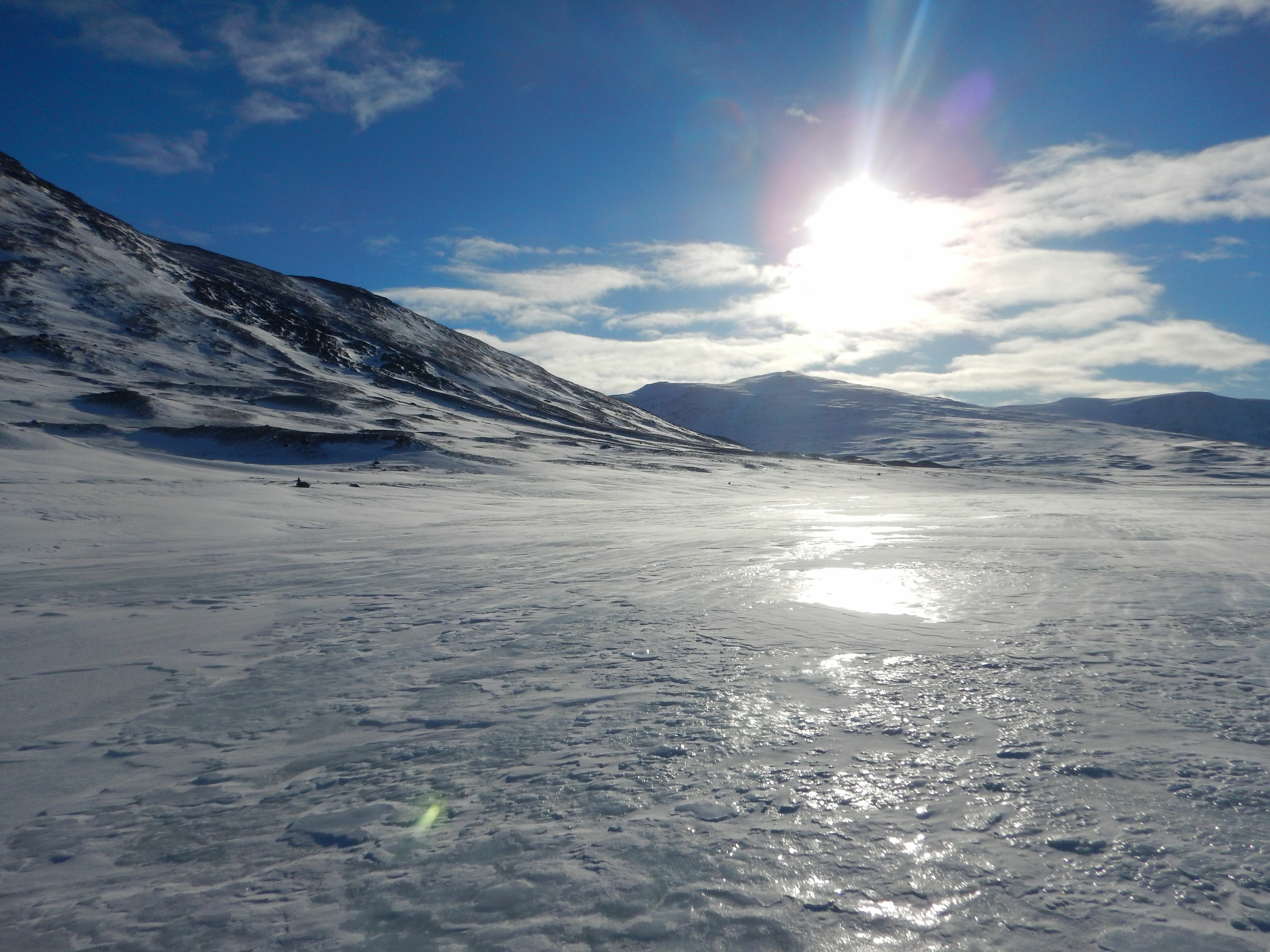Winterlandschaft in Lappland. Bild: z