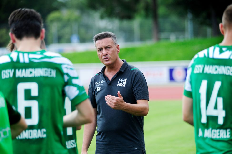 Auch nach vier Pleiten in den letzten fünf Spielen steckt GSV-Trainer Giuseppe Vella den Kopf nicht in den Sand. Bild: photostampe/A