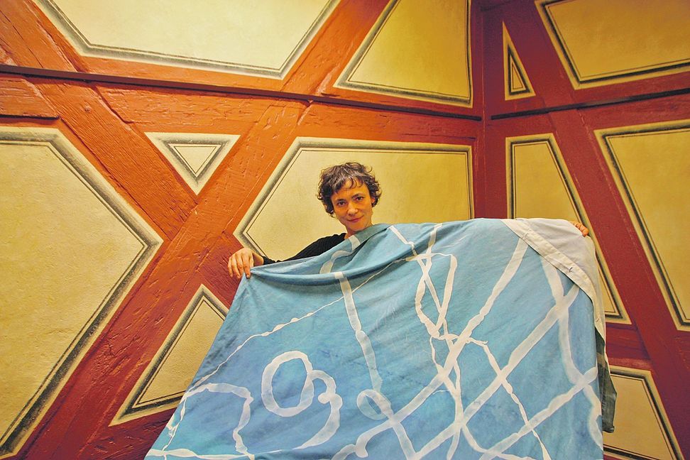 Pia Maria Martin mit einer Darmbelichtung. Bild: Jung