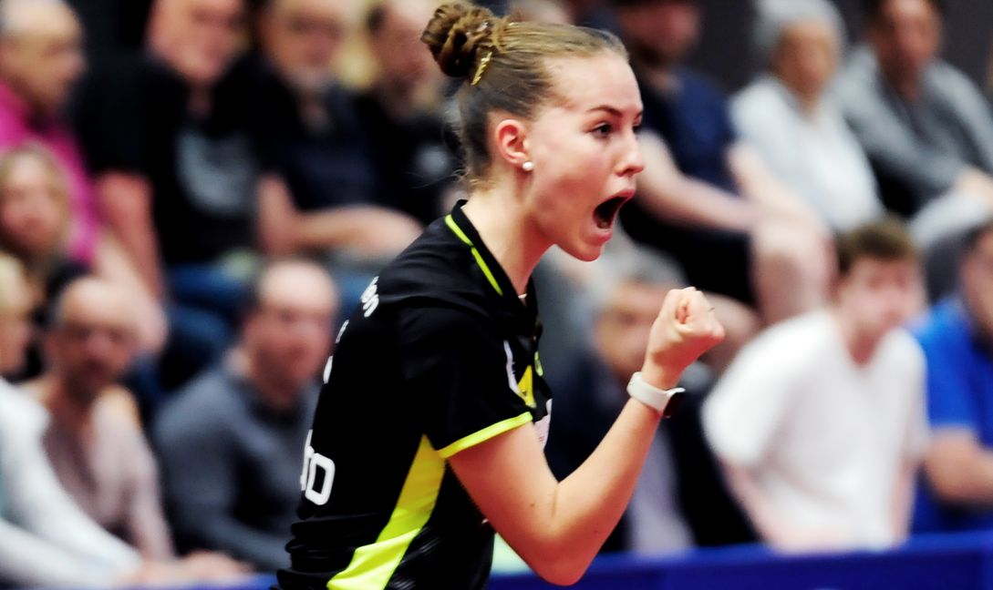 Annett Kaufmann und die SV Böblingen schreiben derzeit Tischtennis-Geschichte. Gegen Weinheim soll es nicht das letzte Kapitel geben, aber die Aufgabe ist schwer.      Bild: Photostampe
