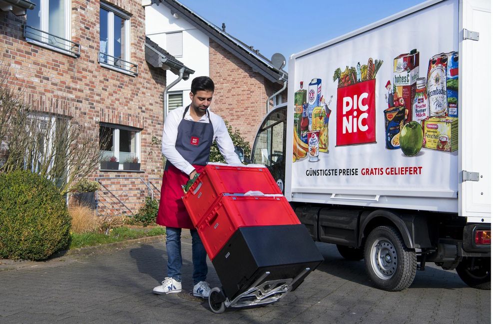 Picnic aus den Niederlanden wächst derzeit am schnellsten unter den Lebensmittellieferdiensten und expandiert derzeit auch in Baden-Württemberg.