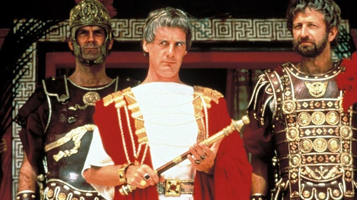Haben wir einen schönen Shmuel? John Cleese, Michael Palin und Graham Chapman finden, „Das Leben des Brian“ habe schon lange genug gedauert.   Bild: z