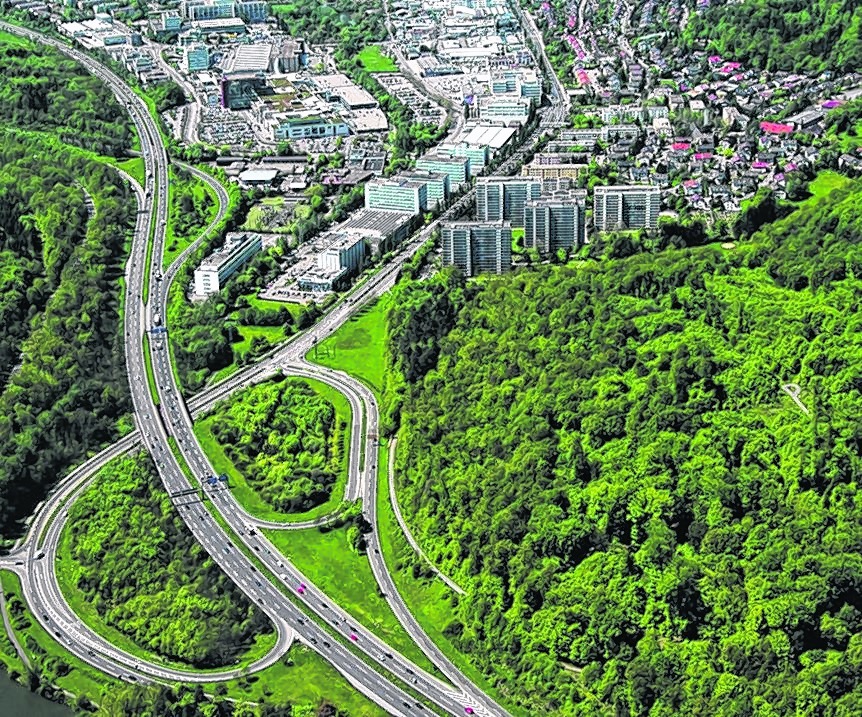 Die Verkehrsführung im Sindelfinger Osten wird sich mit dem Ausbau der A 81 ändern – für Autofahrer und Radfahrer. Bild: Stampe/A
