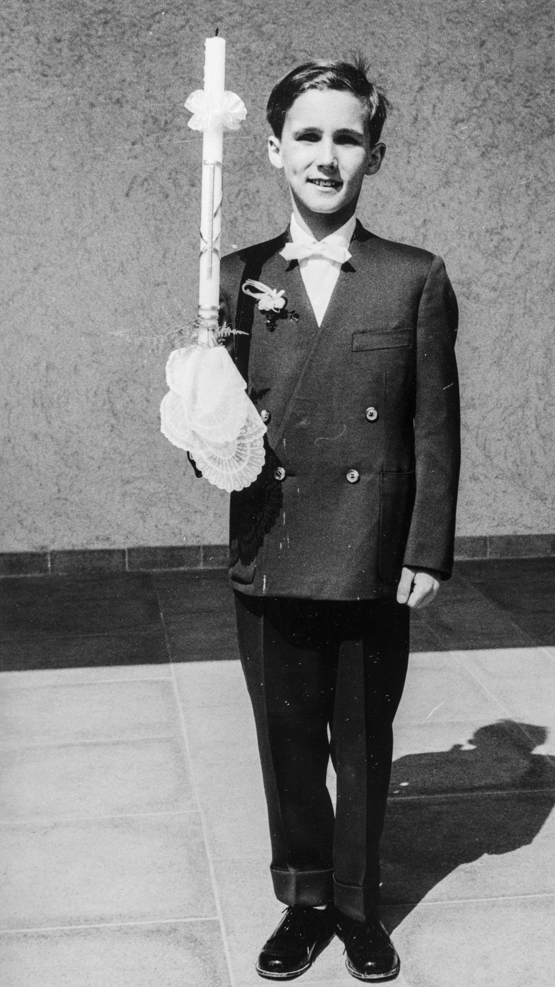Gebhard Fürst bei der Erstkommunion