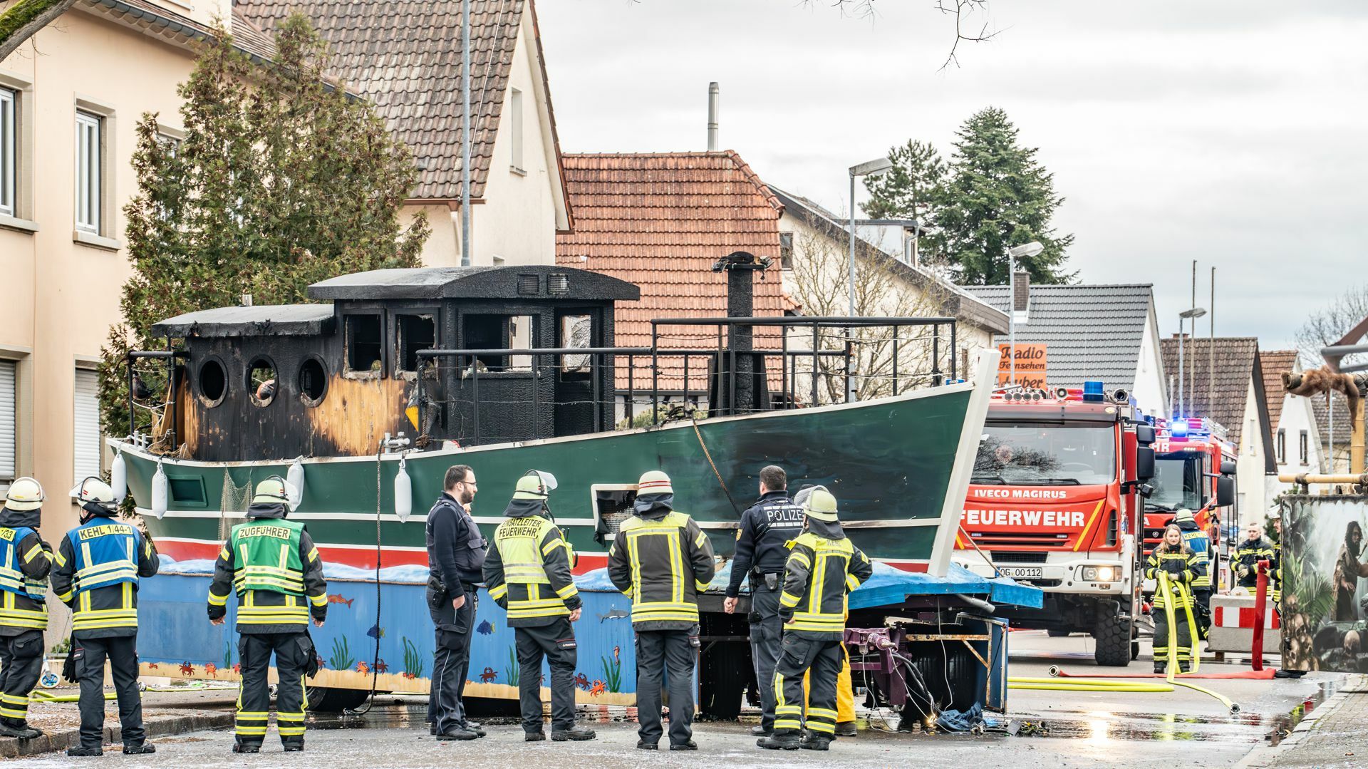 „Ein Mann war in Panik, weil seine Klamotten  in Flammen standen“, erzählt eine Anwohnerin.
