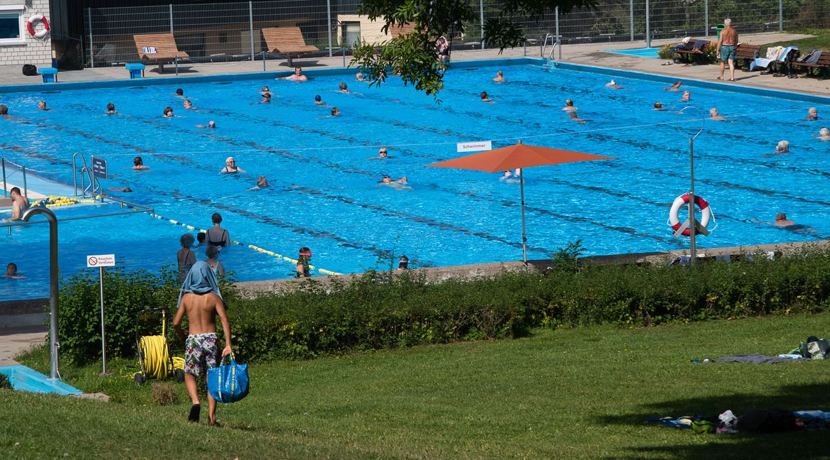 In dieser Saison war das Freibad Gärtringen nur von Mittwoch bis Sonntag geöffnet. Bild: Schmidt