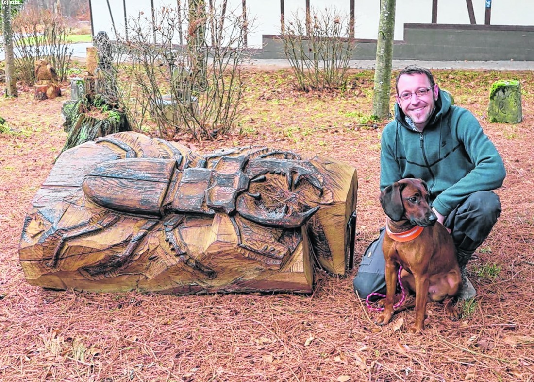 Markus Klas mit Hündin Holly