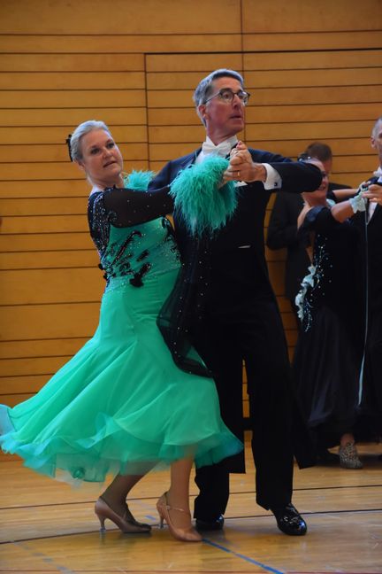 Petra und Jürgen Kohler beim Tango.Bild: Butenschön