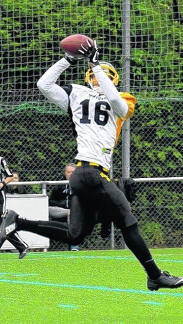 Ab die Post: Thomas Williams jr. macht Meter und Punkte.