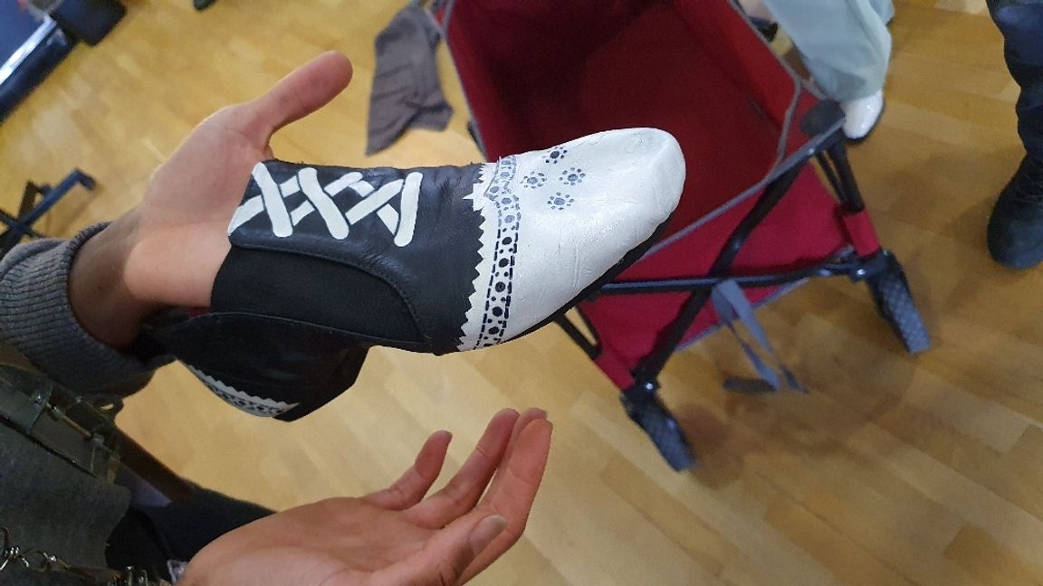 Schöner Schein: So sieht Tanzschuh aus.    Bild: Wegner