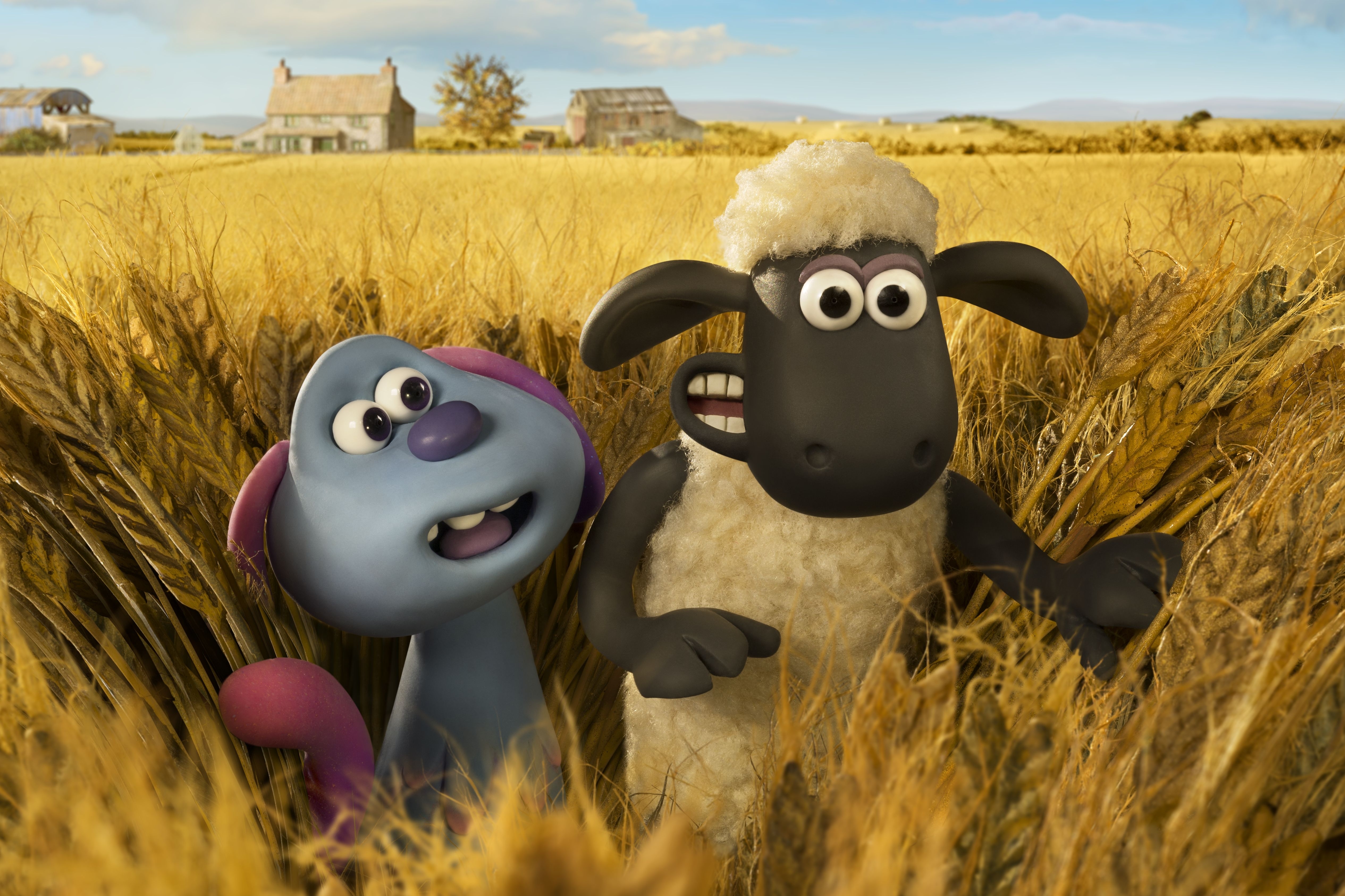 Auch wenn es heißt „UFO-Alarm“, aber „Shaun, das Schaf“ hat einen neuen Freund gefunden. Er kommt aus dem All und ist sehr nett.    Bild: z
