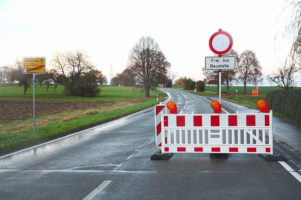 Die Zufahrt zu dem betroffenen Bereich ist gesperrt.
 Foto: Kost
