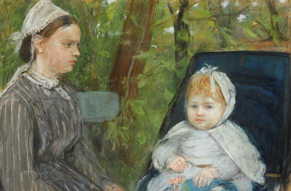 Berthe Morisot, Amme und Kind, 1872