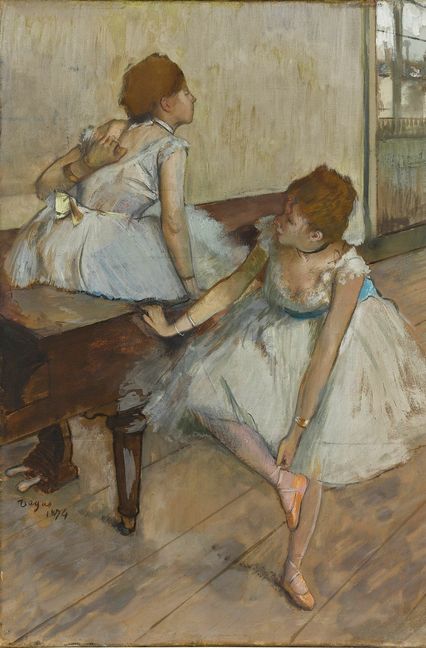 Edgar Degas, Zwei Tänzerinnen, 1874