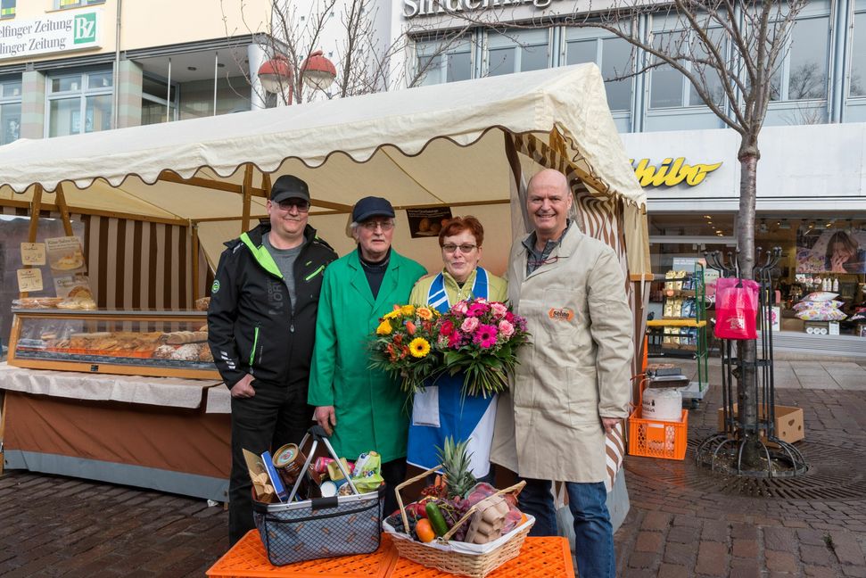 Von links: Jochen Wolf, Rainer Klein, Rosi Wolfersberger, Gerd Sehne