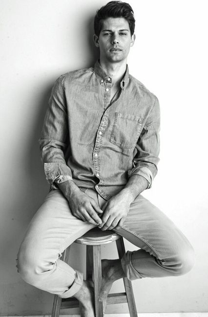 Simon Glocker als Model Foto: Jeff Marano