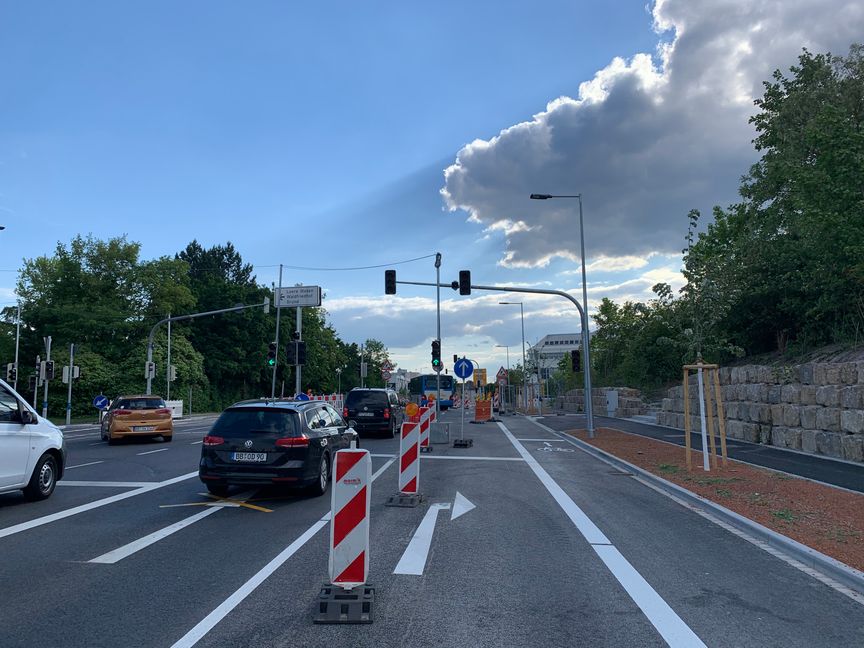 Baustellen und Staus gehören seit Jahren zum Böblinger Stadtbild. Bild: Müller