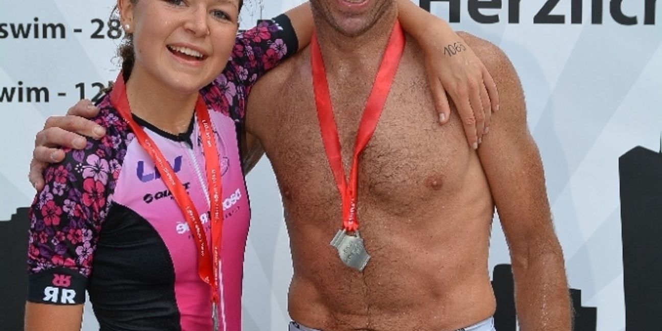 haben sich beide für den Ironman auf Hawaii qualifiziert: Tochter Luisa und Vater Martin Moroff. Bild: z