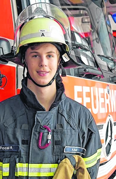 Pascal Russ in der Feuerwache. Bild: z