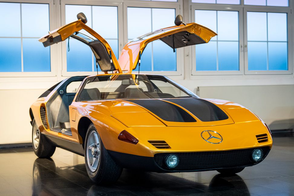 Eine Ikone des Automobilbaus: Der C 111.     Bild: Mercedes-Benz Classic