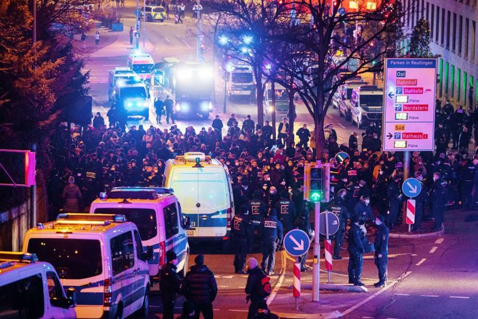 Corona-Demo in Reutlingen