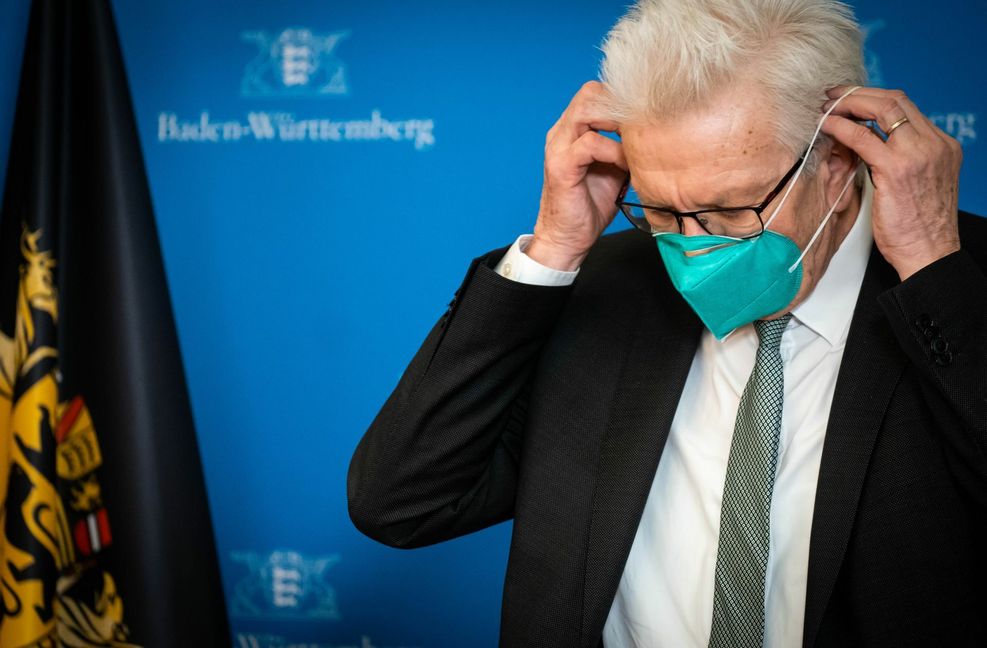 Baden-Württembergs Ministerpräsident Winfried Kretschmann (Grüne) versucht,  Öffnung und Pandemieschutz zu vereinen. Foto: Lichtgut/Achim Zweygarth