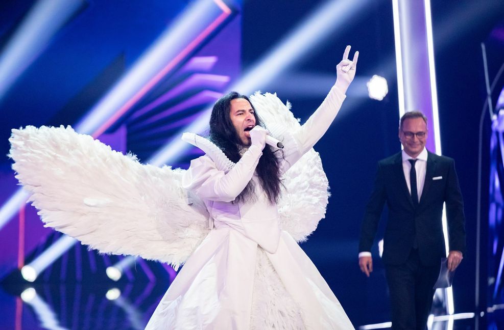 2019 trat Bülent Ceylan  in der Pro-Sieben-Show „The Masked Singer als“ Engel auf.
 Foto: dpa