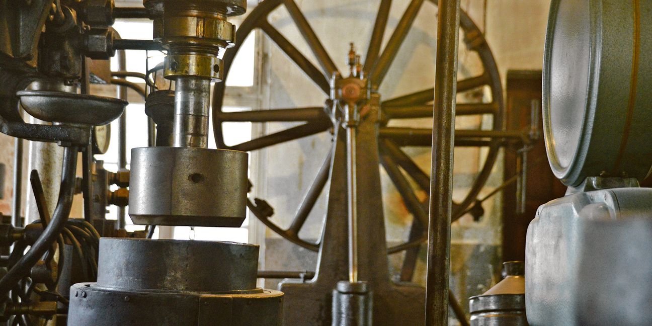Soll nur gelegentlich zur Besichtigung freigegeben werden: Die Einrichtung der historischen Ölmühle von Ernst Burger. Bilder: Reichert