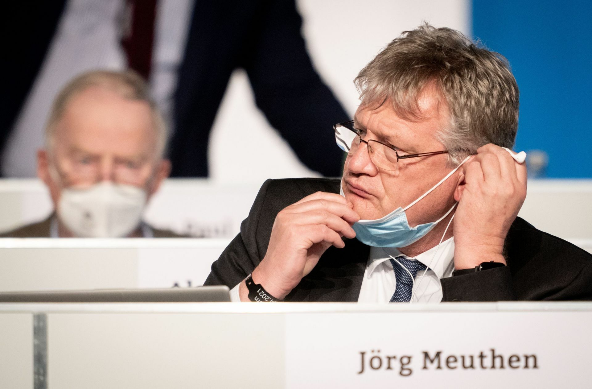Weder Meuthen noch Alexander Gauland konnten verhindern, dass die Mehrheit des Parteitags für einen Austritt Deutschlands aus der EU stimmte. Foto: dpa/Kay Nietfeld