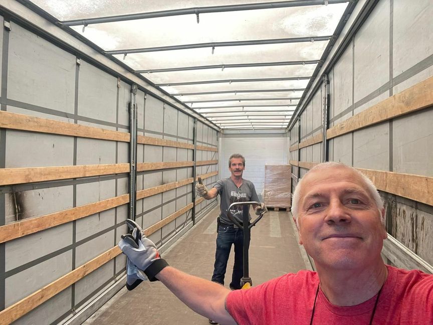 Albrecht Schmid im Hintergrund, vorne Wladimir Sabasch.    Bild: z