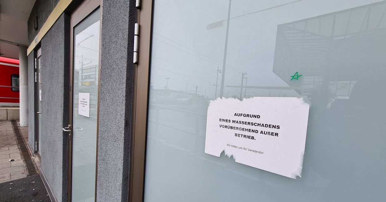 Die Toiletten am Böblinger Bahnhof können seit Dezember 2022 nicht benutzt werden. Bild: Gospodarczyk