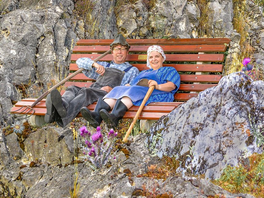 2016 haben sich Hillu Stoll und ihr Franz sich einen Traum erfüllt und stehen seitdem als Vollzeit Kabarettisten auf der Bühne. Bild: z