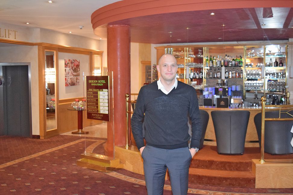 Peter Kramer vom Erikson Hotel in der Sindelfinger Hanns-Martin-Schleyer-Straße.     Bild: Krauter