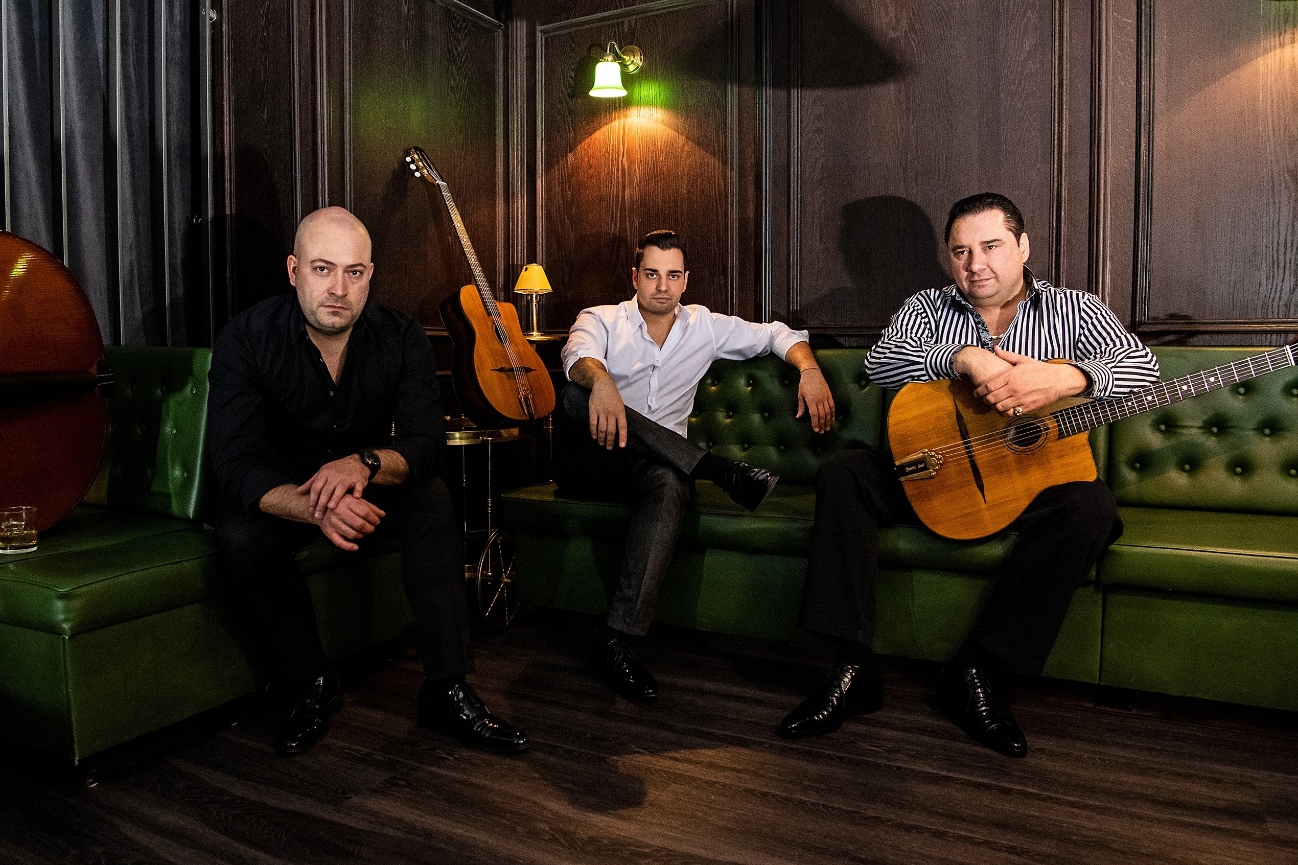 Das Gismo-Graf-Trio spielt am Samstag in Magstadt. Zusätzlich ist als Sängerin Cheyenne Graf dabei. Bild: Tom Maurer Photography